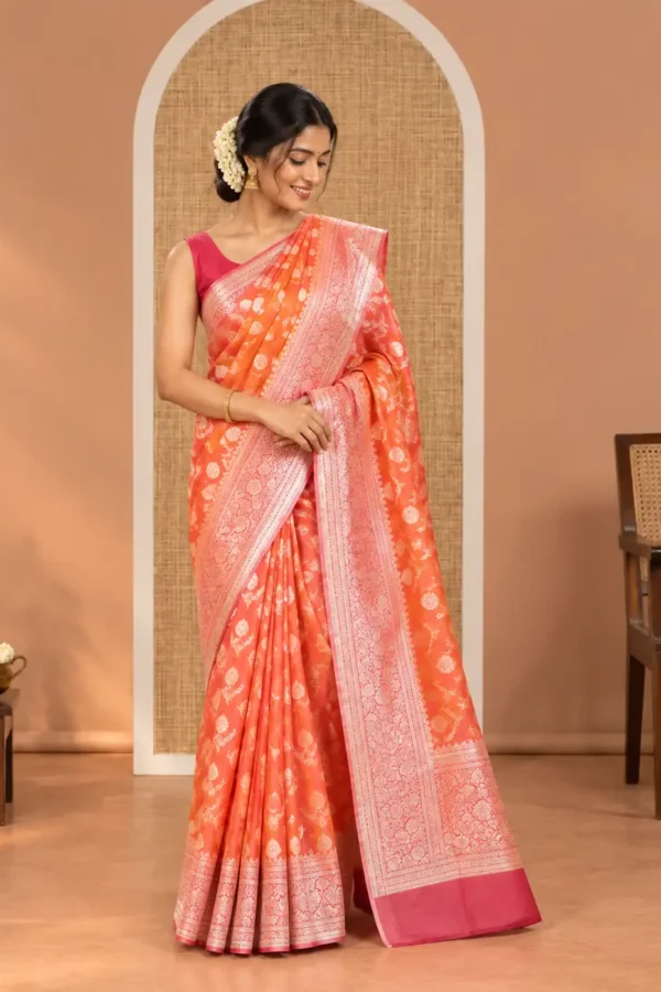 Orange Zari Buttas