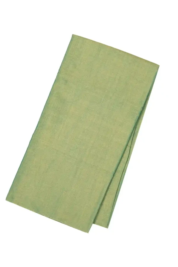 Green Handloom Plain Chanderi