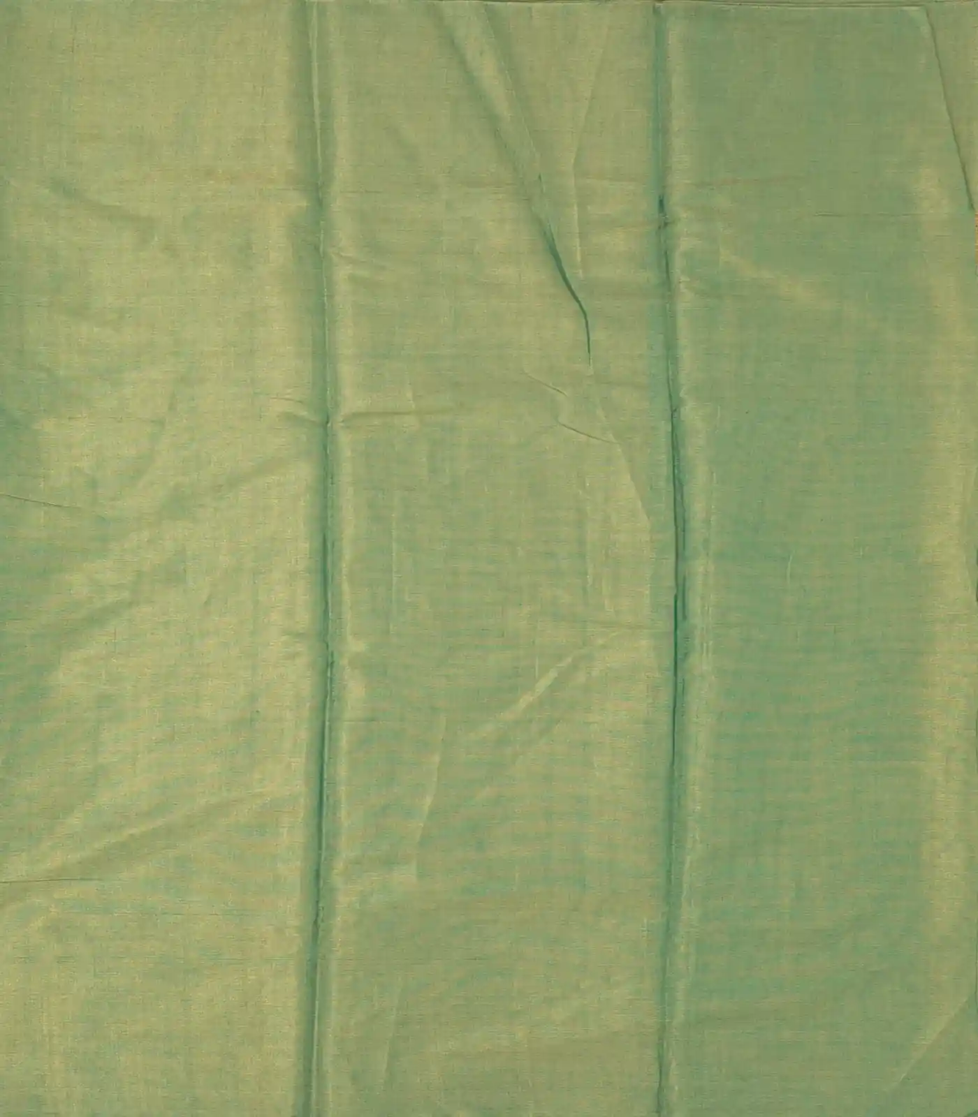 Green Handloom Plain Chanderi - Image 3