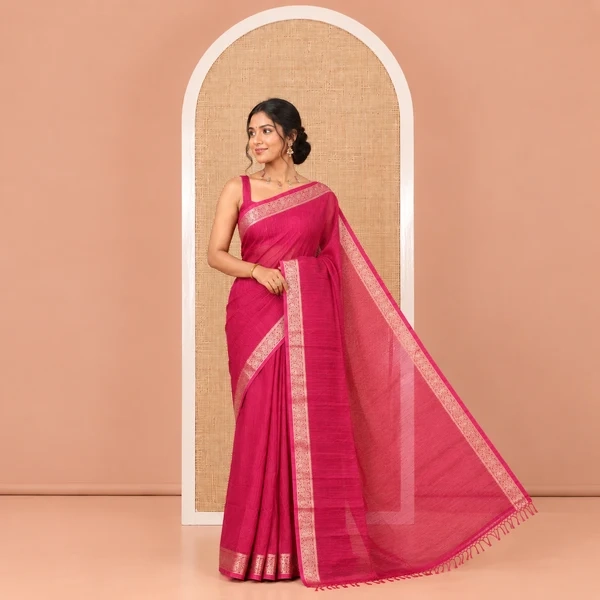 Red Chiffon Banarasi Saree – Elegant Traditional Wear