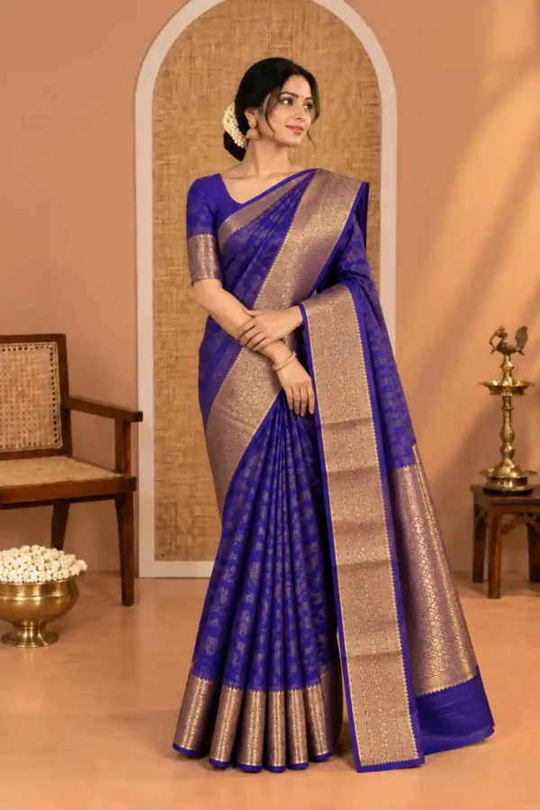 Kanchivaram purple