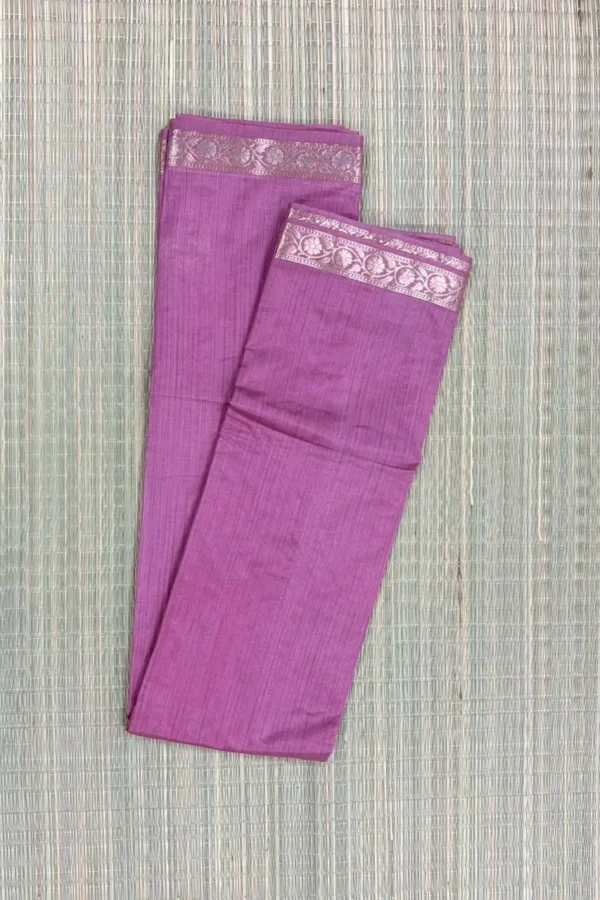 Earthy Pink Semi Katan Saree