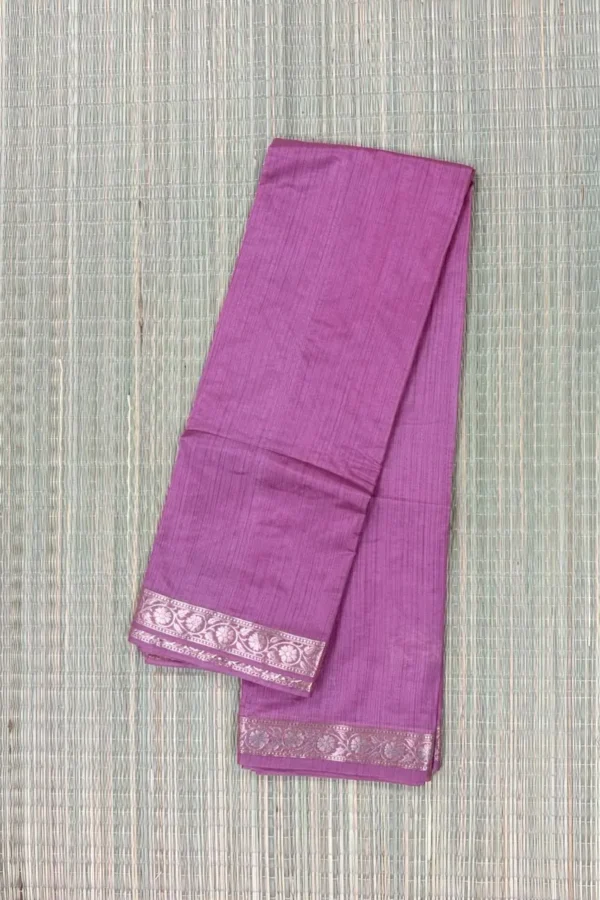 Earthy Pink Semi Katan Saree