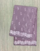 Dusky Rose Pure Mashru Silk Saree