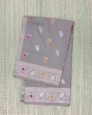 Dark Beige Mashru Silk Saree with Meenakari Border