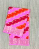 Tricolour Rangkaat Pattern Pure Mashru Silk Saree