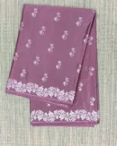 Dusky Rose Pure Mashru Silk Saree